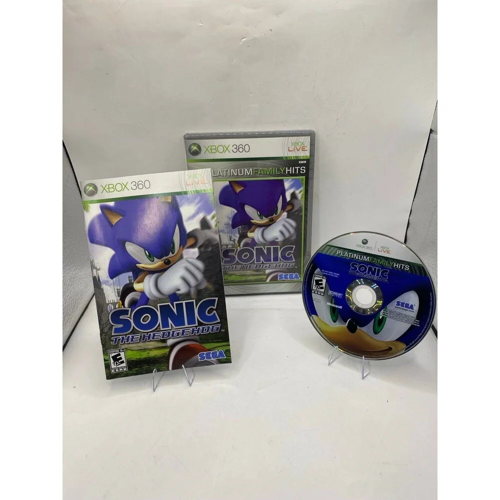Sonic the Hedgehog (Microsoft Xbox 2006 CIB Complete With Manual minty